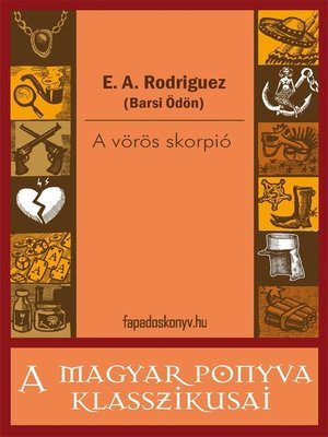 cover image of A vörös skorpió